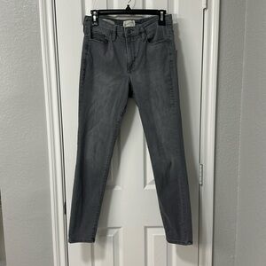 Universal Thread gray high waist skinny jeans.